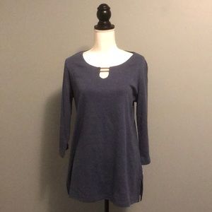 Indigo 3/4 Sleeve Tunic